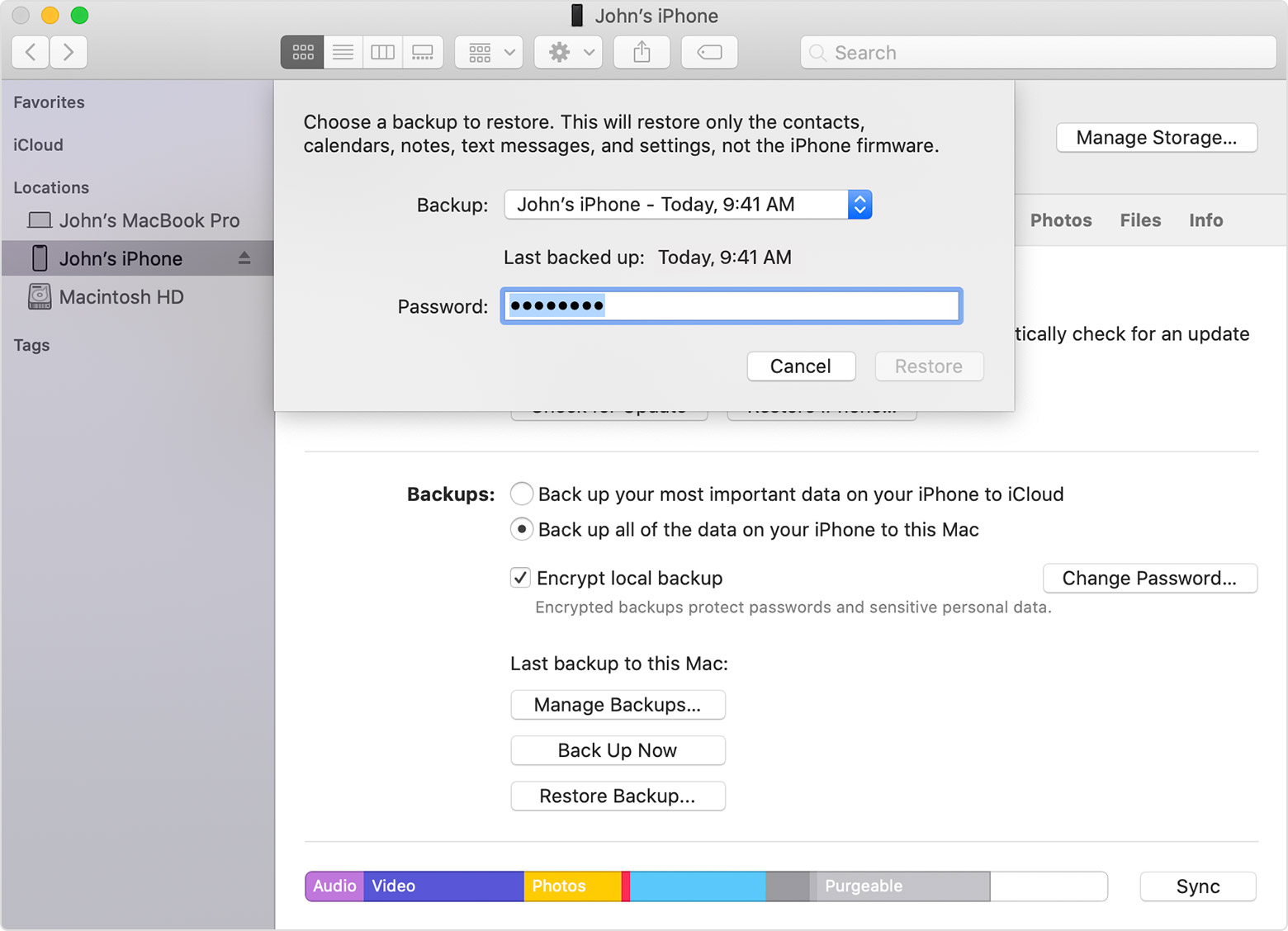 Download iphone backup from icloud to mac catalina